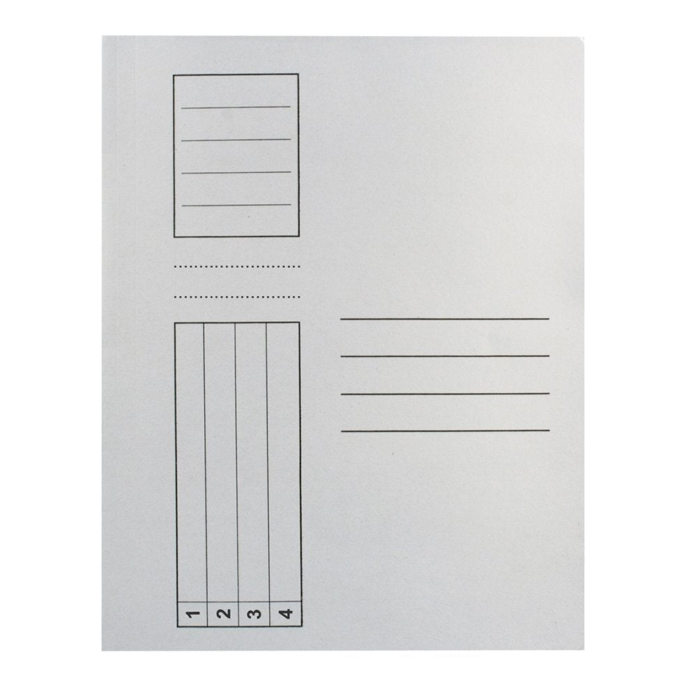 Dosar simplu, carton, alb, 10 bucati/set Dosar simplu, carton, alb, 10 bucati/set